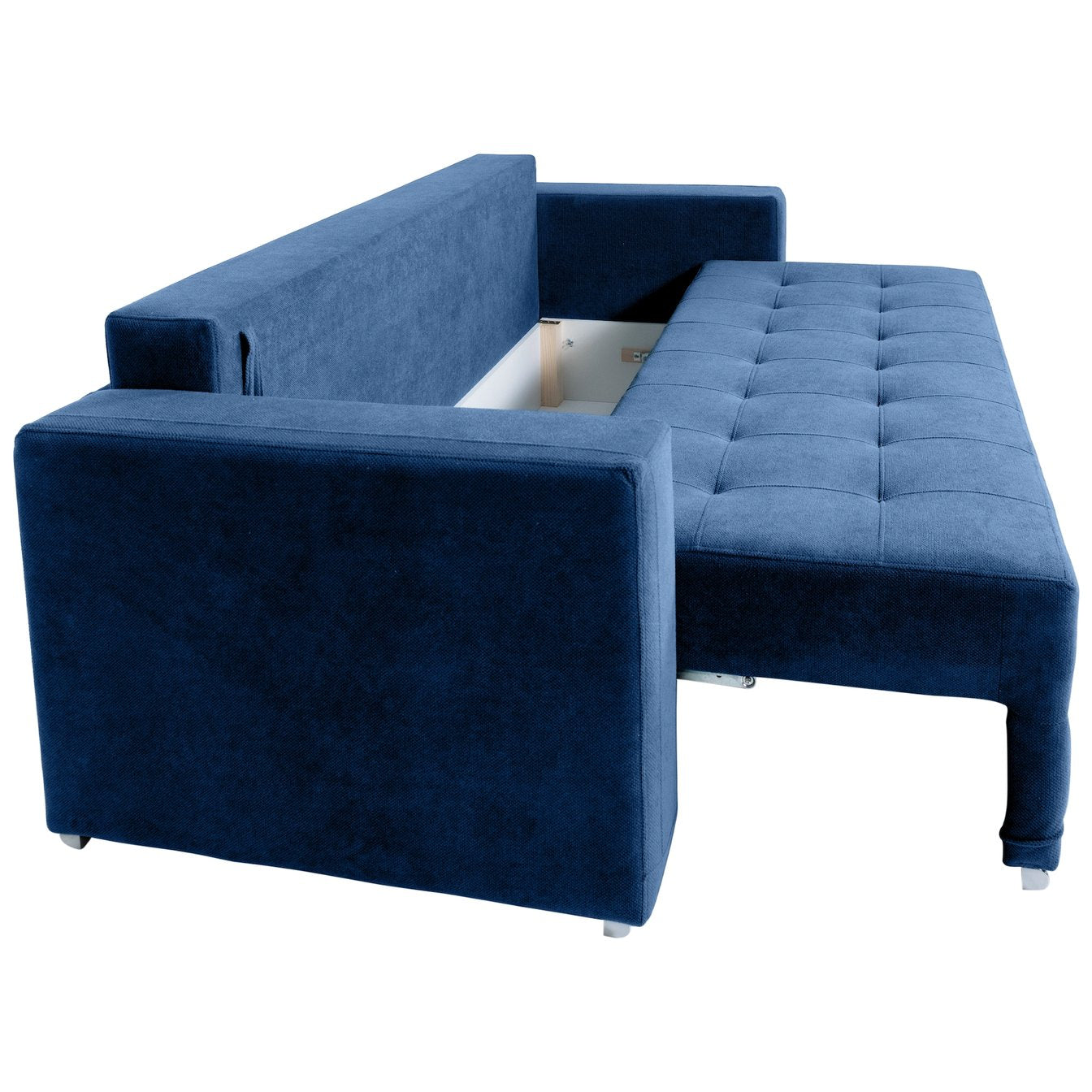 Canapea extensibilă CANDY cu ladă de depozitare, 235x100x85 cm