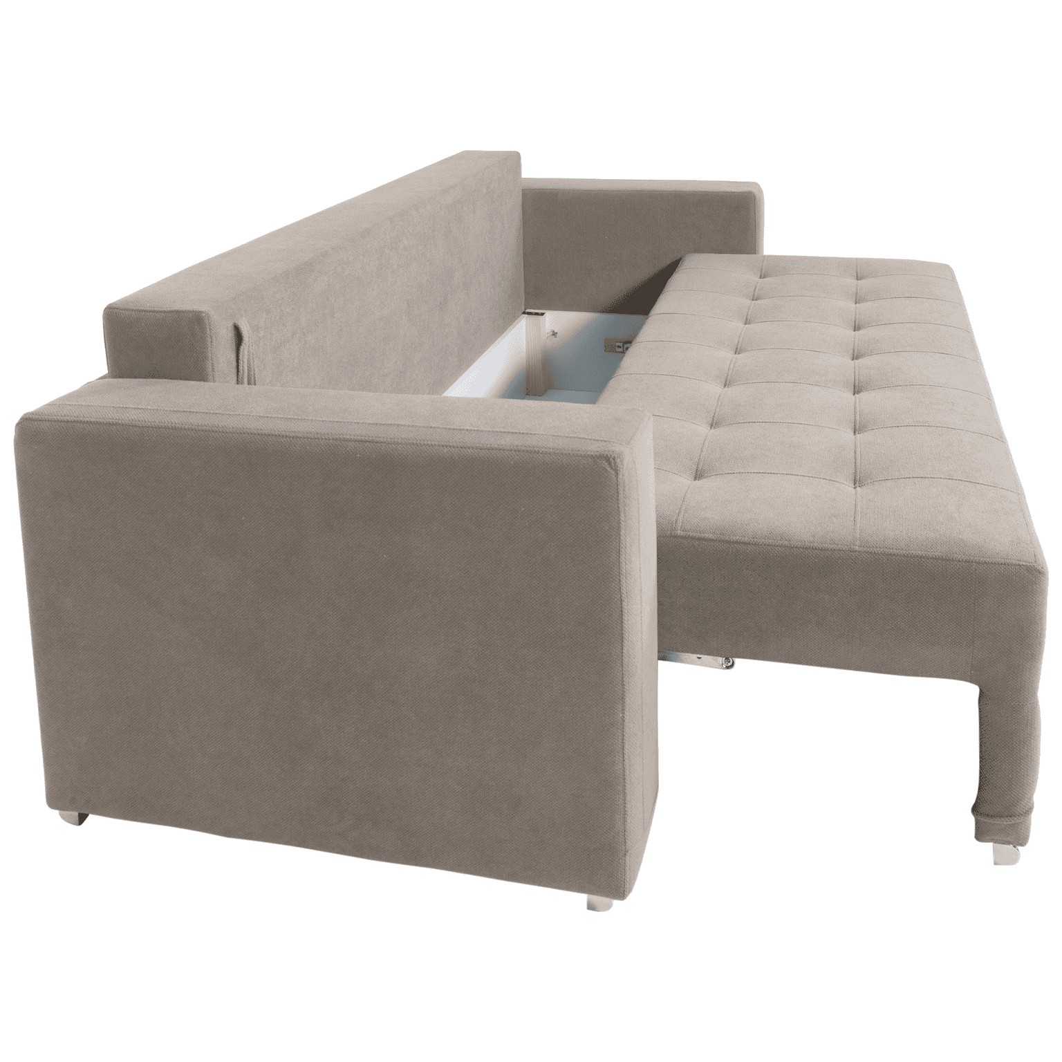 Canapea extensibilă CANDY cu ladă de depozitare, 235x100x85 cm