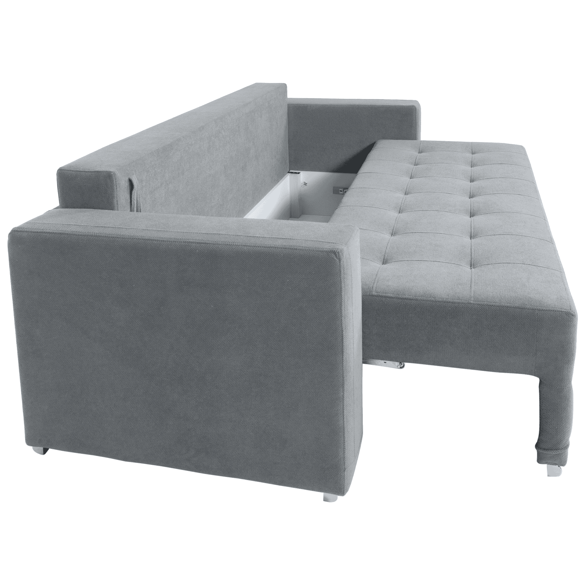 Canapea extensibilă CANDY cu ladă de depozitare, 235x100x85 cm
