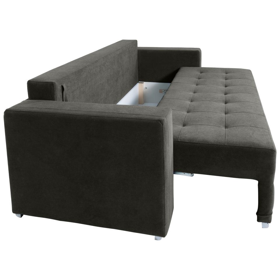 Canapea extensibilă CANDY cu ladă de depozitare, 235x100x85 cm