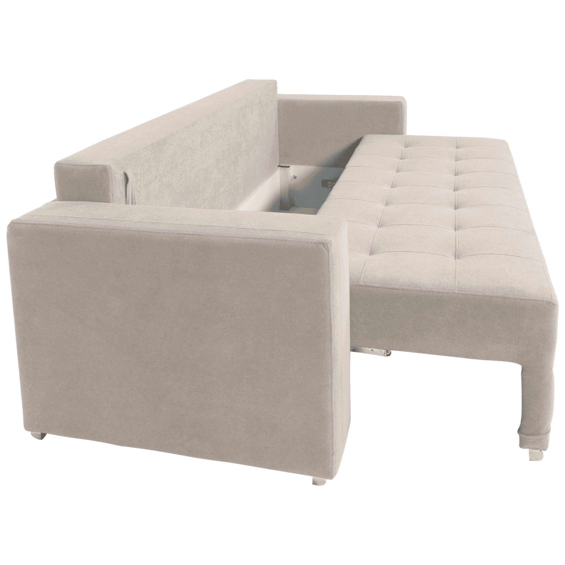 Canapea extensibilă CANDY cu ladă de depozitare, 235x100x85 cm