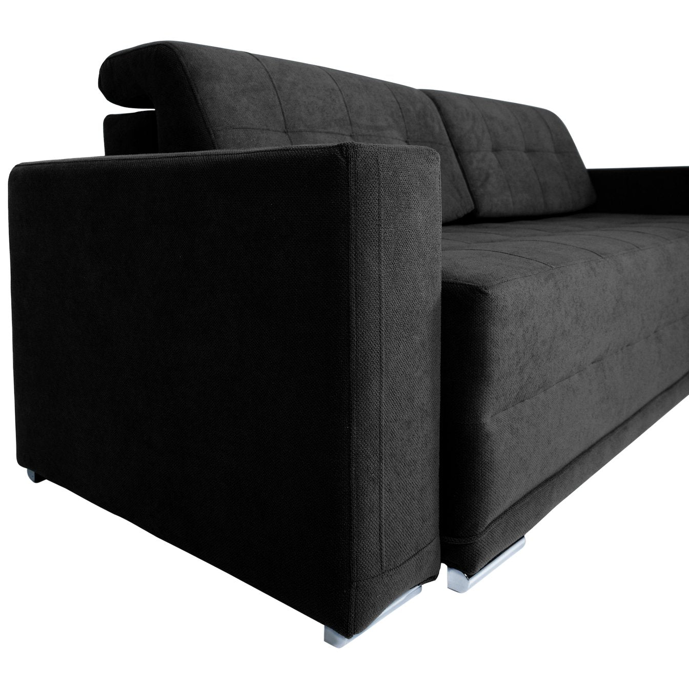 Canapea extensibilă CANDY cu ladă de depozitare, 235x100x85 cm