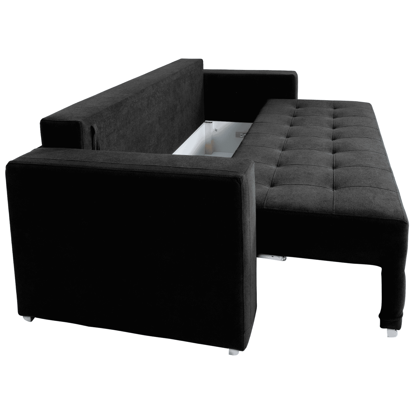 Canapea extensibilă CANDY cu ladă de depozitare, 235x100x85 cm