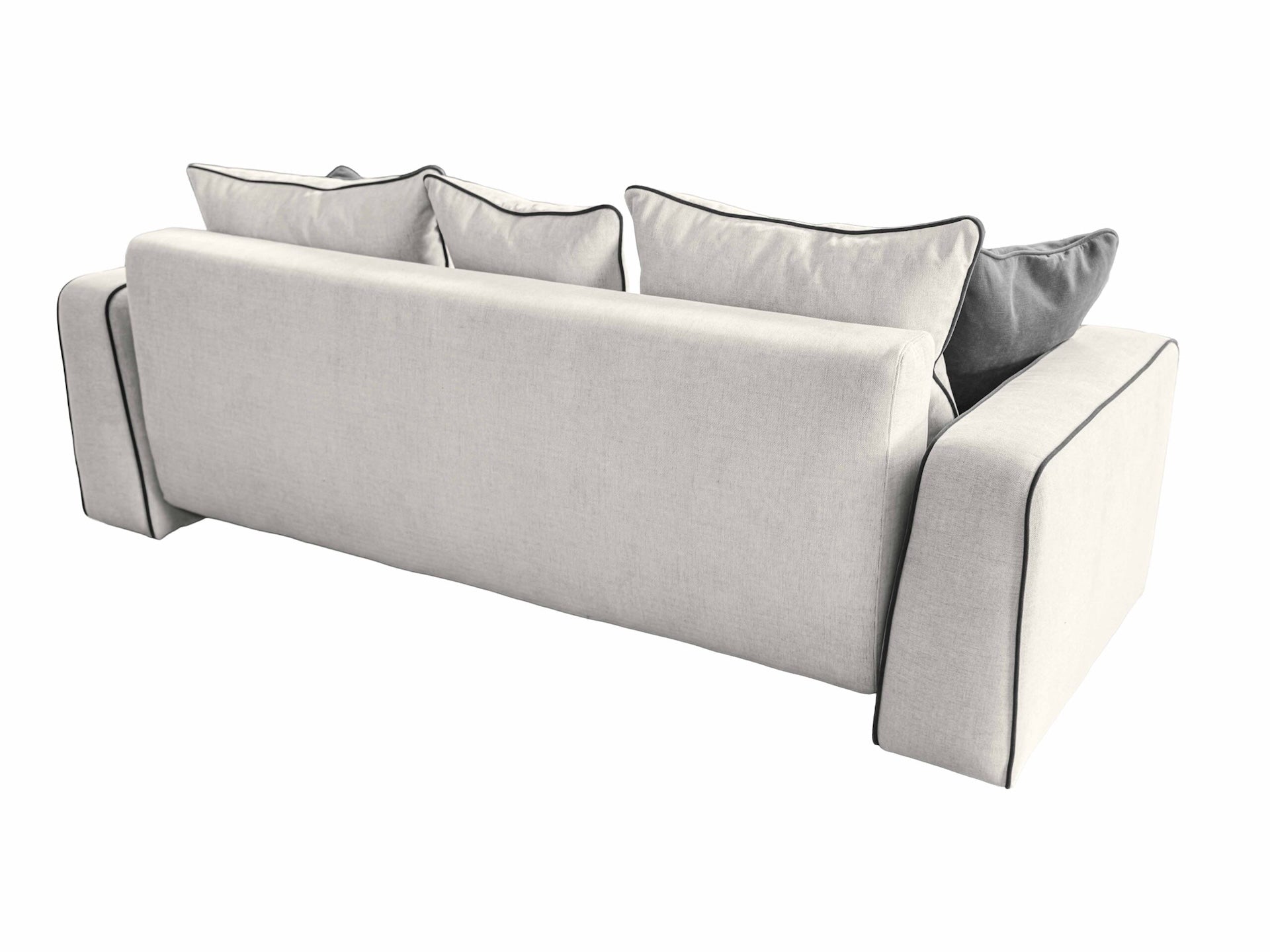 Canapea extensibilă CHAROLINE, cu ladă de depozitare, 235x95x75 cm