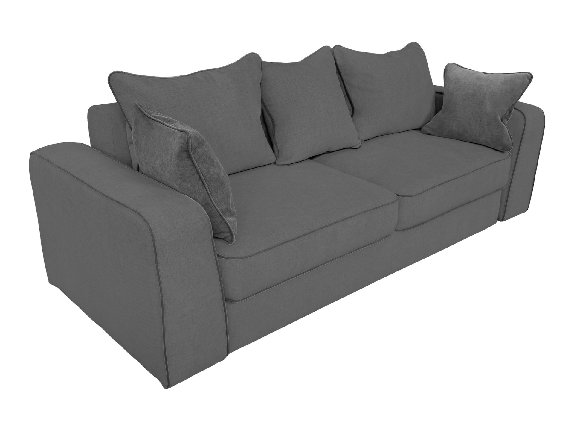 Canapea extensibilă CHAROLINE, cu ladă de depozitare, 235x95x75 cm