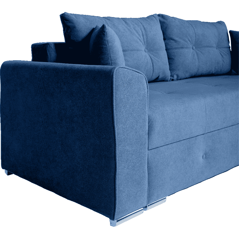 Canapea extensibilă PARKER cu ladă de depozitare, 238x100x75 cm