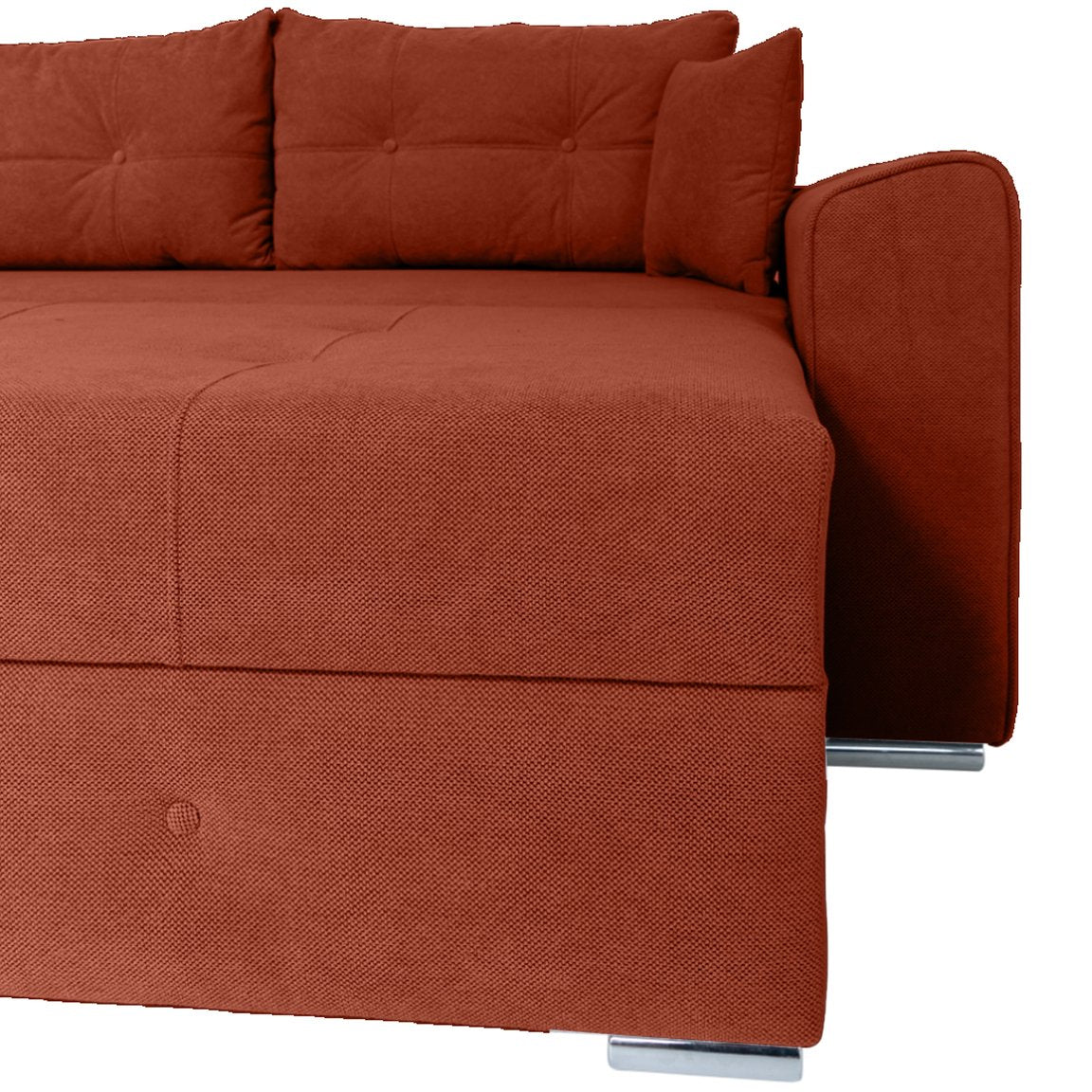 Canapea extensibilă PARKER cu ladă de depozitare, 238x100x75 cm