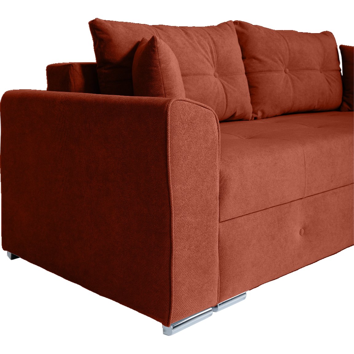 Canapea extensibilă PARKER cu ladă de depozitare, 238x100x75 cm
