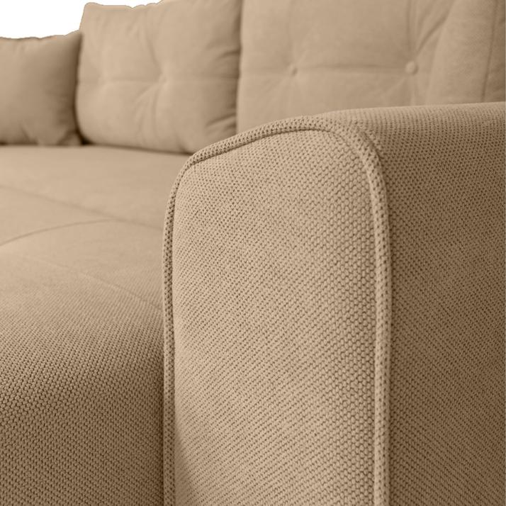 Canapea extensibilă PARKER cu ladă de depozitare, 238x100x75 cm