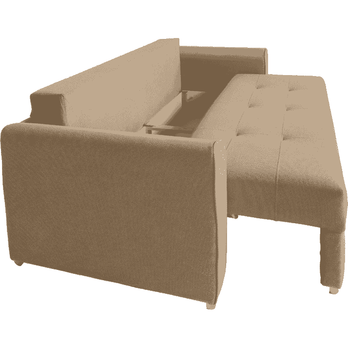 Canapea extensibilă PARKER cu ladă de depozitare, 238x100x75 cm