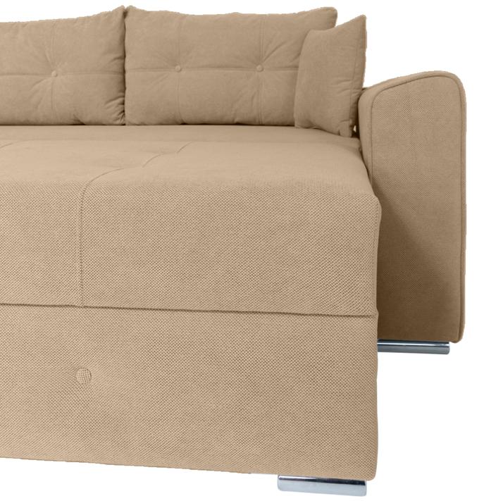 Canapea extensibilă PARKER cu ladă de depozitare, 238x100x75 cm