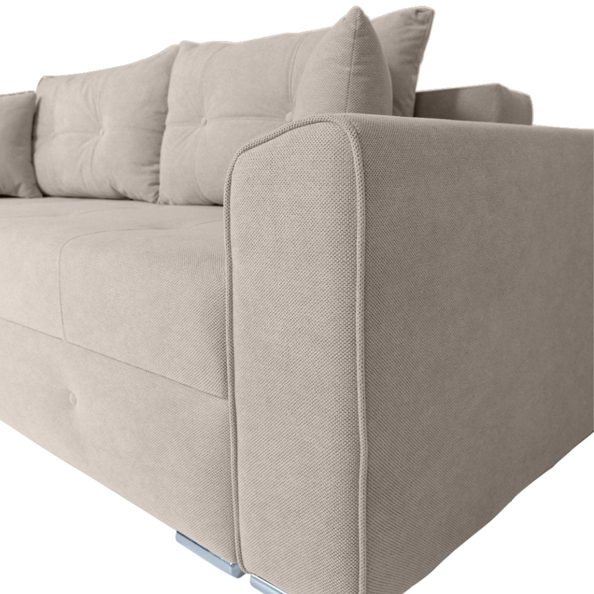 Canapea extensibilă PARKER cu ladă de depozitare, 238x100x75 cm
