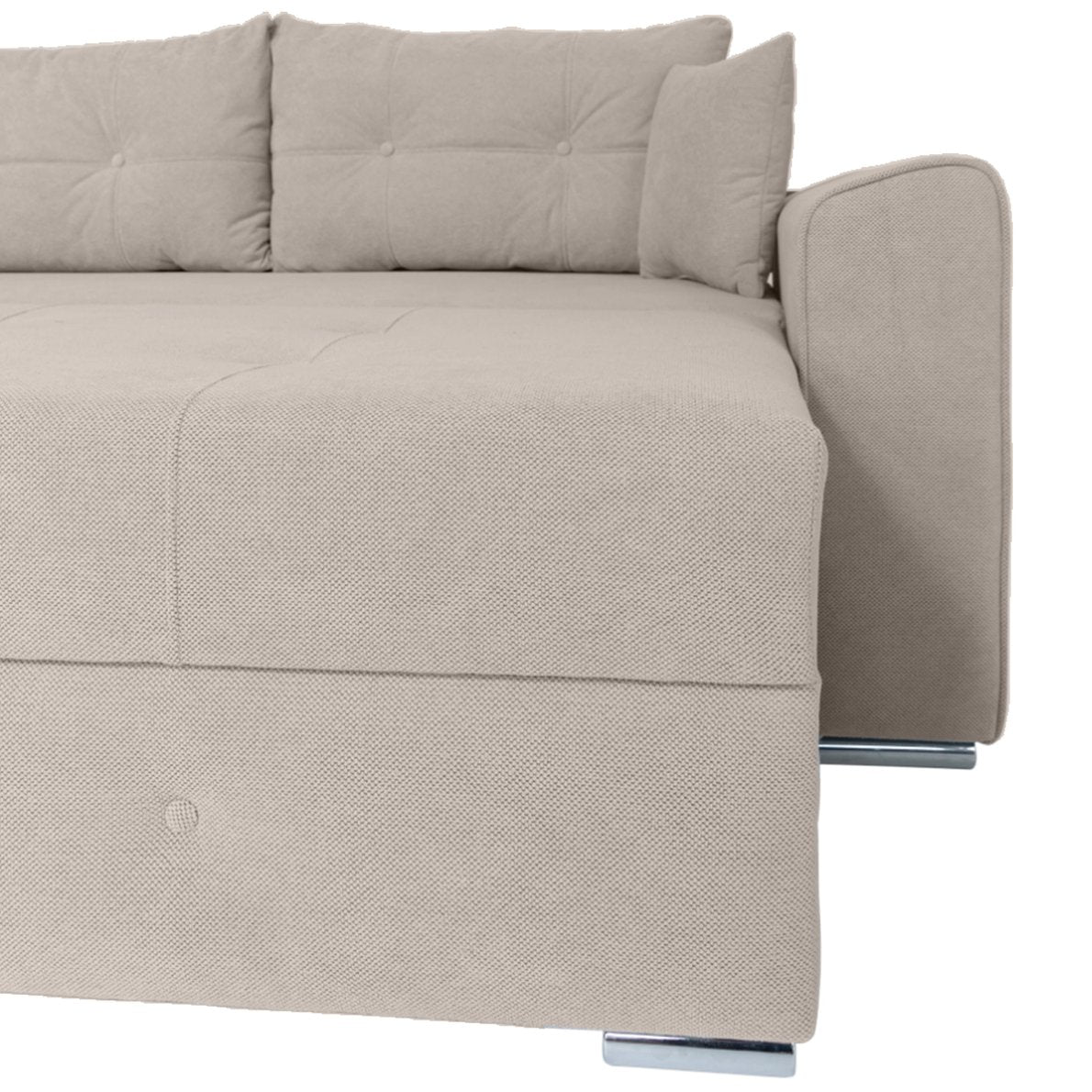 Canapea extensibilă PARKER cu ladă de depozitare, 238x100x75 cm