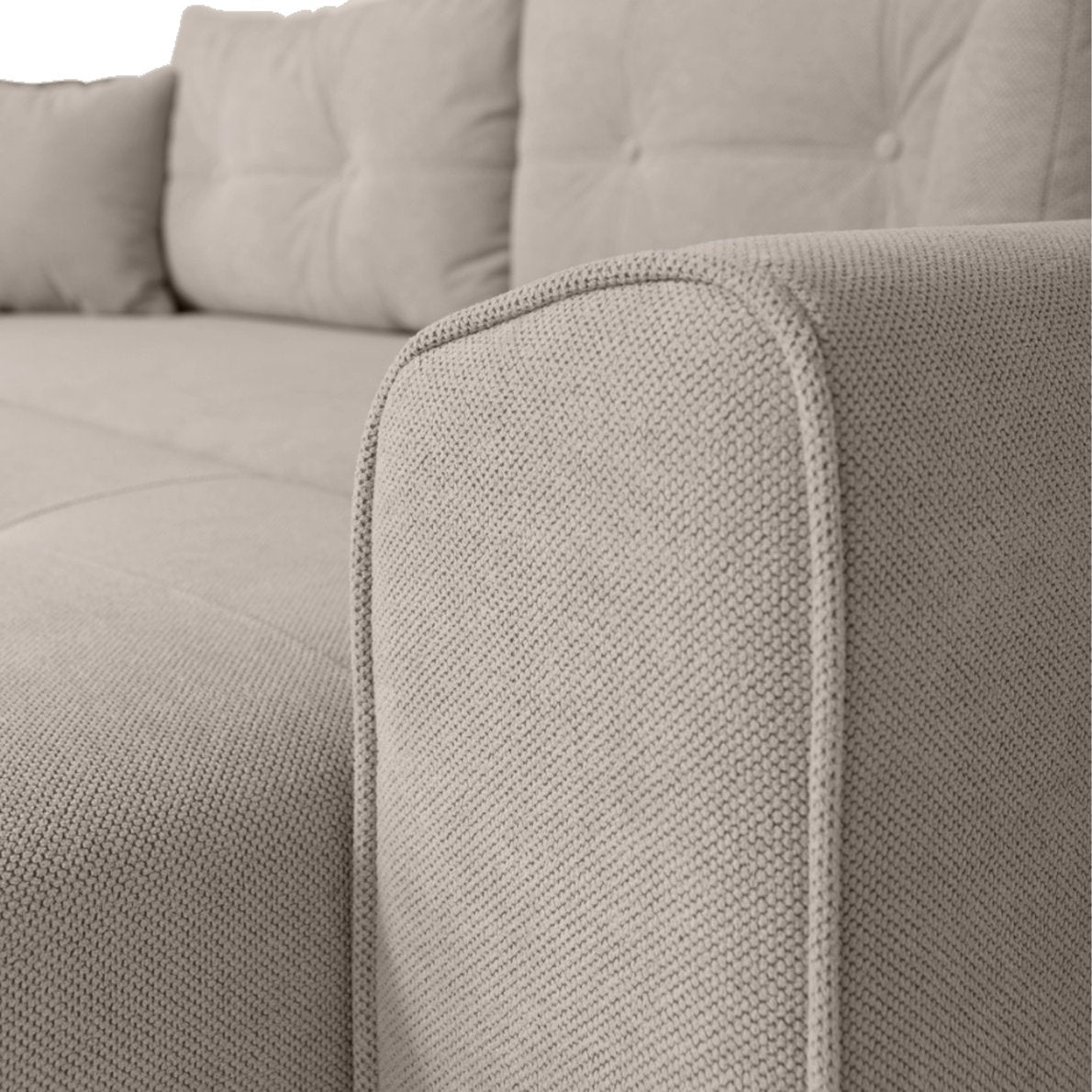 Canapea extensibilă PARKER cu ladă de depozitare, 238x100x75 cm