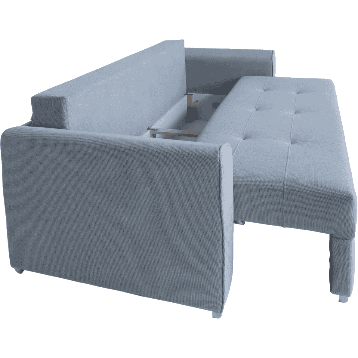 Canapea extensibilă PARKER cu ladă de depozitare, 238x100x75 cm