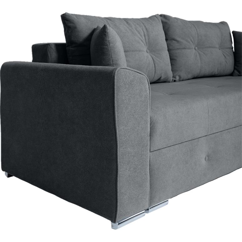 Canapea extensibilă PARKER cu ladă de depozitare, 238x100x75 cm