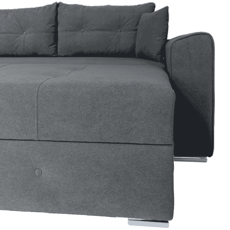 Canapea extensibilă PARKER cu ladă de depozitare, 238x100x75 cm
