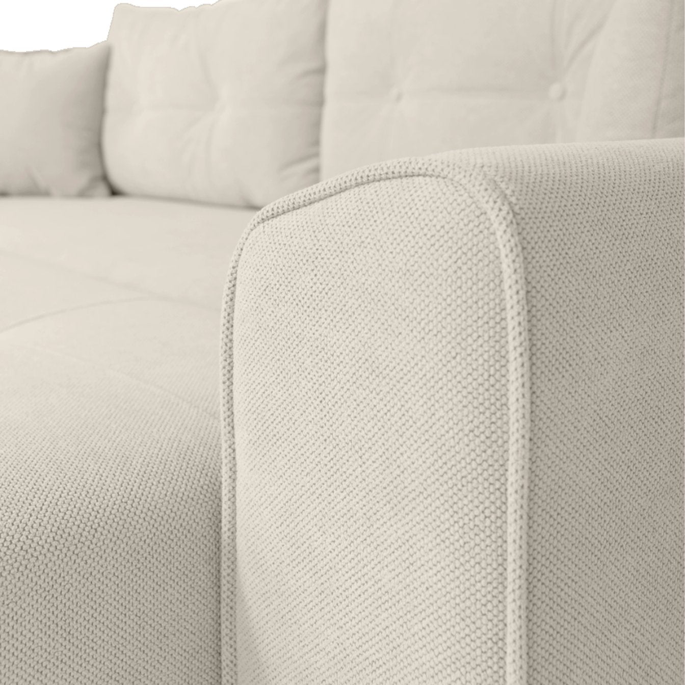 Canapea extensibilă PARKER cu ladă de depozitare, 238x100x75 cm
