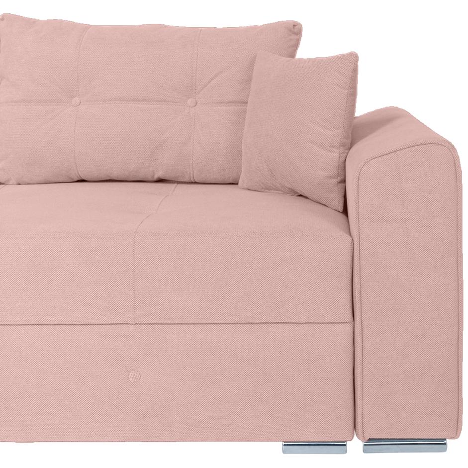 Canapea extensibilă PARKER cu ladă de depozitare, 238x100x75 cm