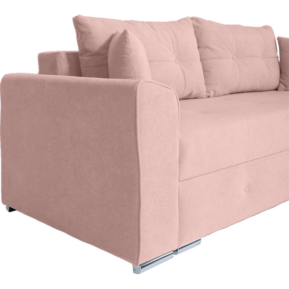 Canapea extensibilă PARKER cu ladă de depozitare, 238x100x75 cm