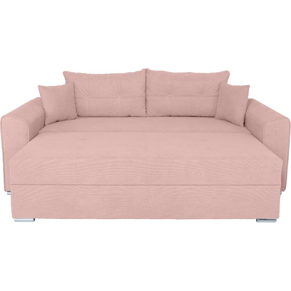 Canapea extensibilă PARKER cu ladă de depozitare, 238x100x75 cm