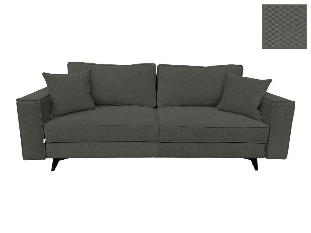 Canapea extensibilă EDNA cu picioare și ladă de depozitare, 230x90x85 cm