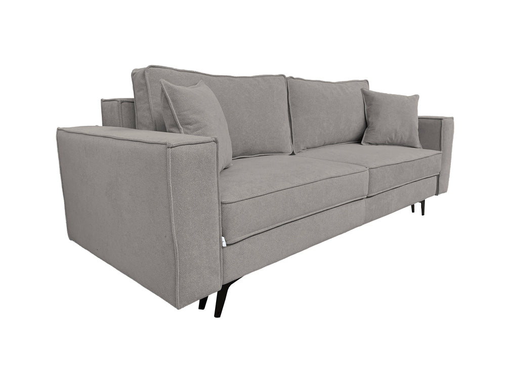 Canapea extensibilă EDNA cu picioare și ladă de depozitare, 230x90x85 cm