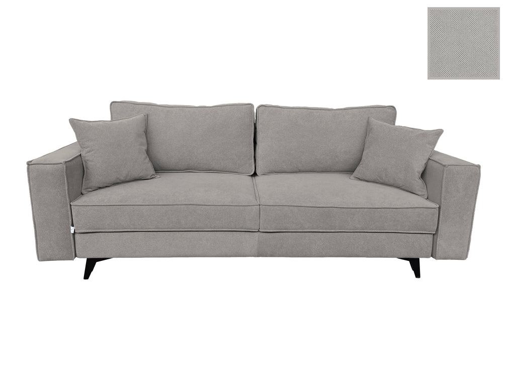 Canapea extensibilă EDNA cu picioare și ladă de depozitare, 230x90x85 cm
