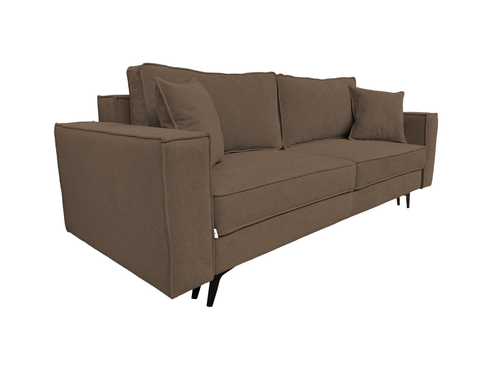 Canapea extensibilă EDNA cu picioare și ladă de depozitare, 230x90x85 cm