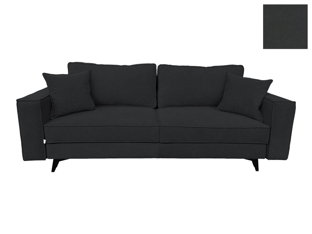 Canapea extensibilă EDNA cu picioare și ladă de depozitare, 230x90x85 cm