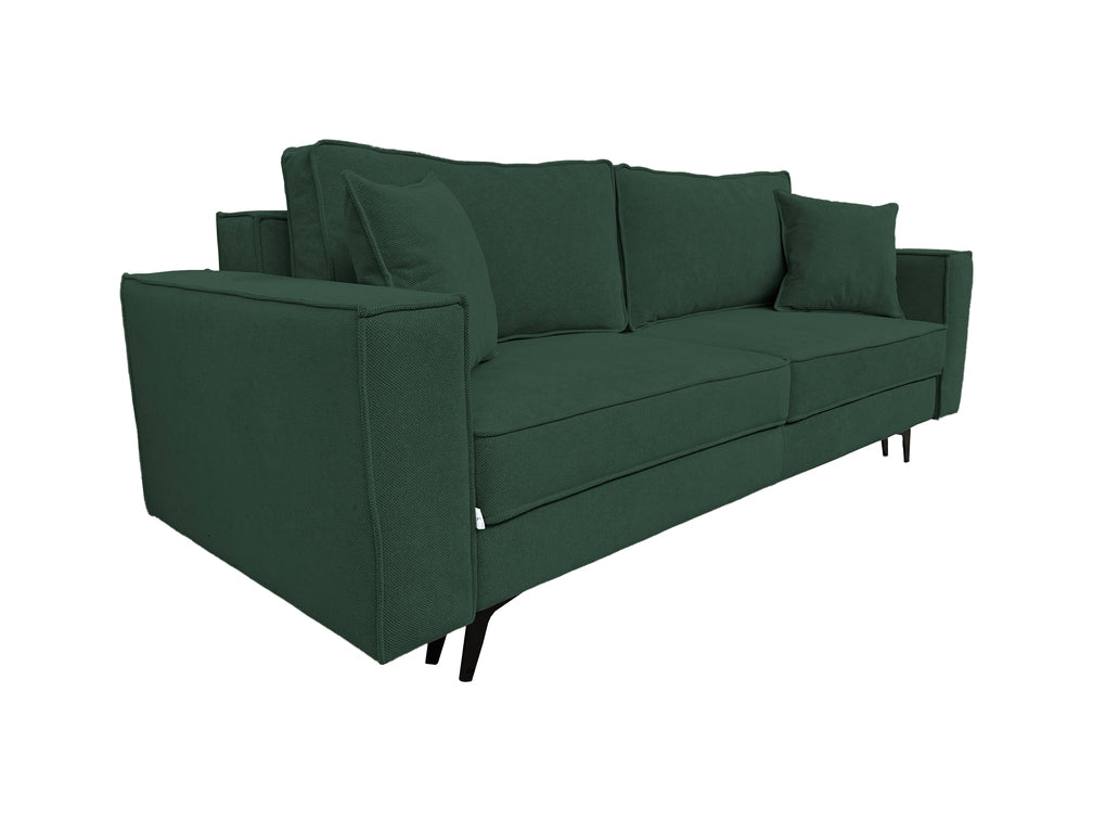 Canapea extensibilă EDNA cu picioare și ladă de depozitare, 230x90x85 cm
