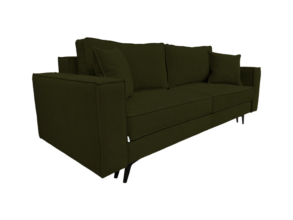Canapea extensibilă EDNA cu picioare și ladă de depozitare, 230x90x85 cm