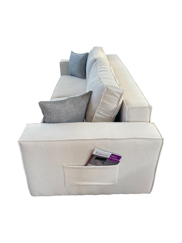 Canapea extensibilă Jolie cu lada de depozitare 230x95x82 cm