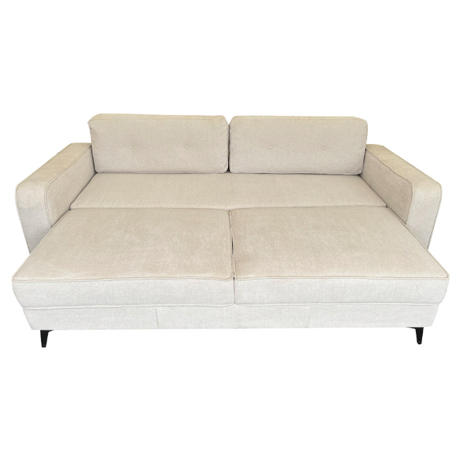Canapea extensibilă MOLY, cu ladă de depozitare, 230x90x85 cm