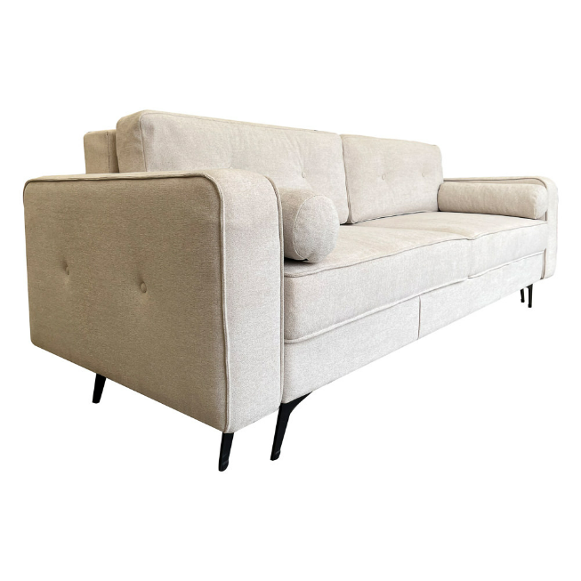 Canapea extensibilă MOLY, cu ladă de depozitare, 230x90x85 cm