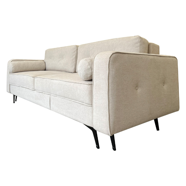 Canapea extensibilă MOLY, cu ladă de depozitare, 230x90x85 cm
