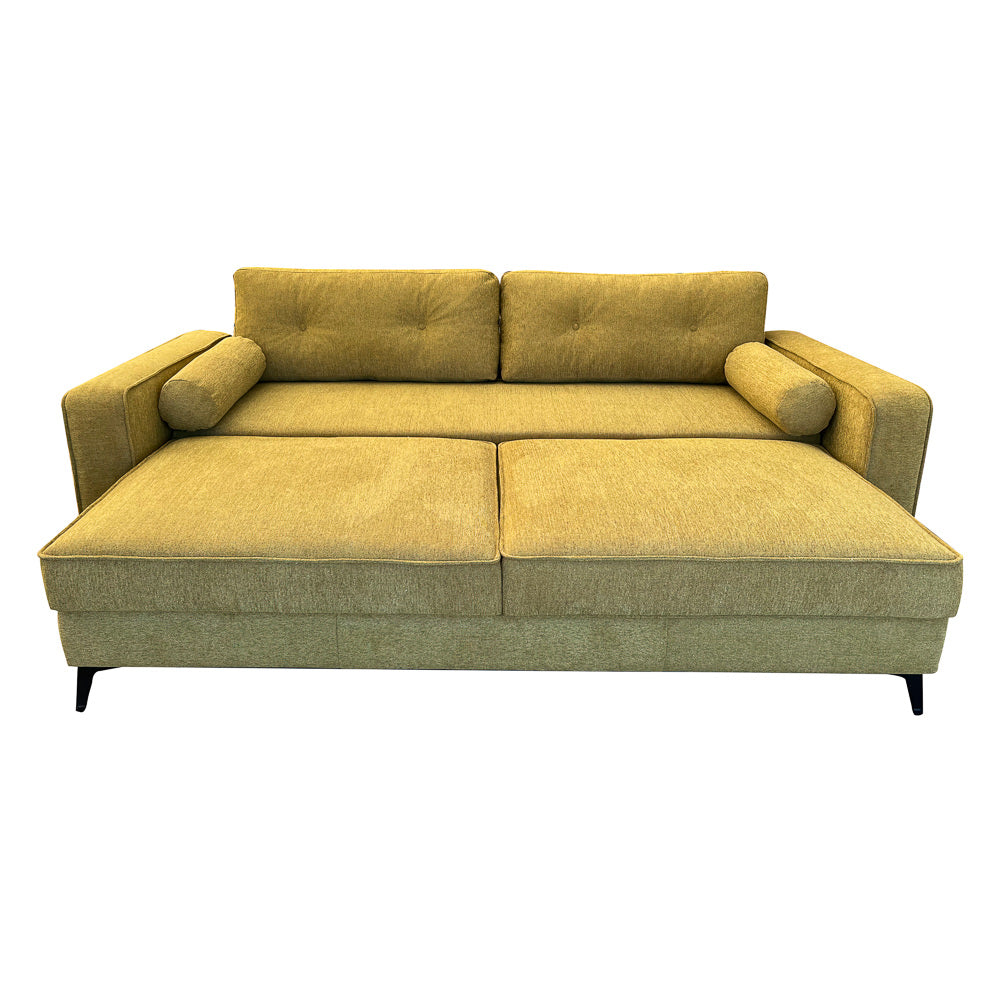 Canapea extensibilă MOLY, cu ladă de depozitare, 230x90x85 cm