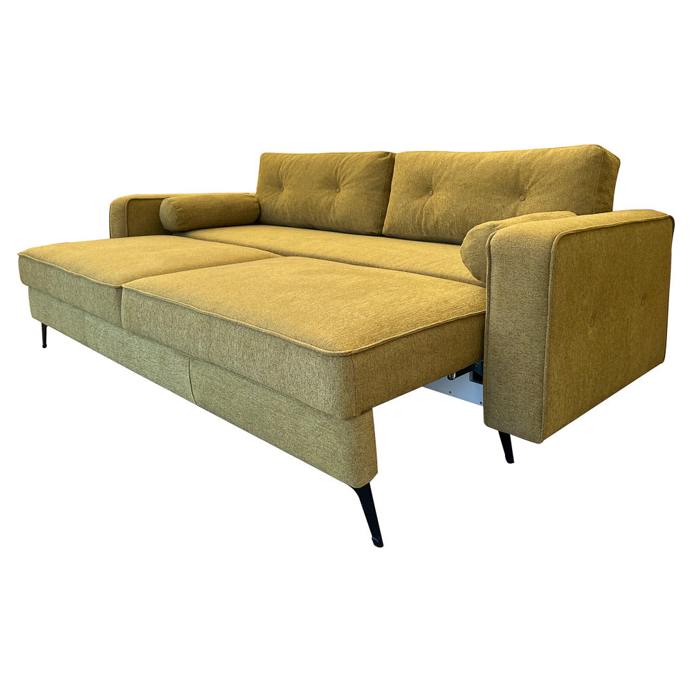Canapea extensibilă MOLY, cu ladă de depozitare, 230x90x85 cm