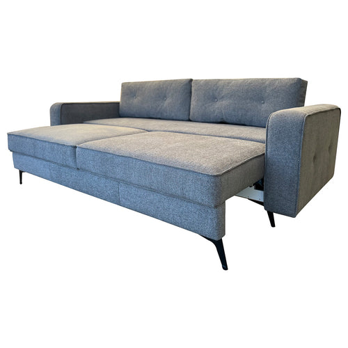 Canapea extensibilă MOLY, cu ladă de depozitare, 230x90x85 cm