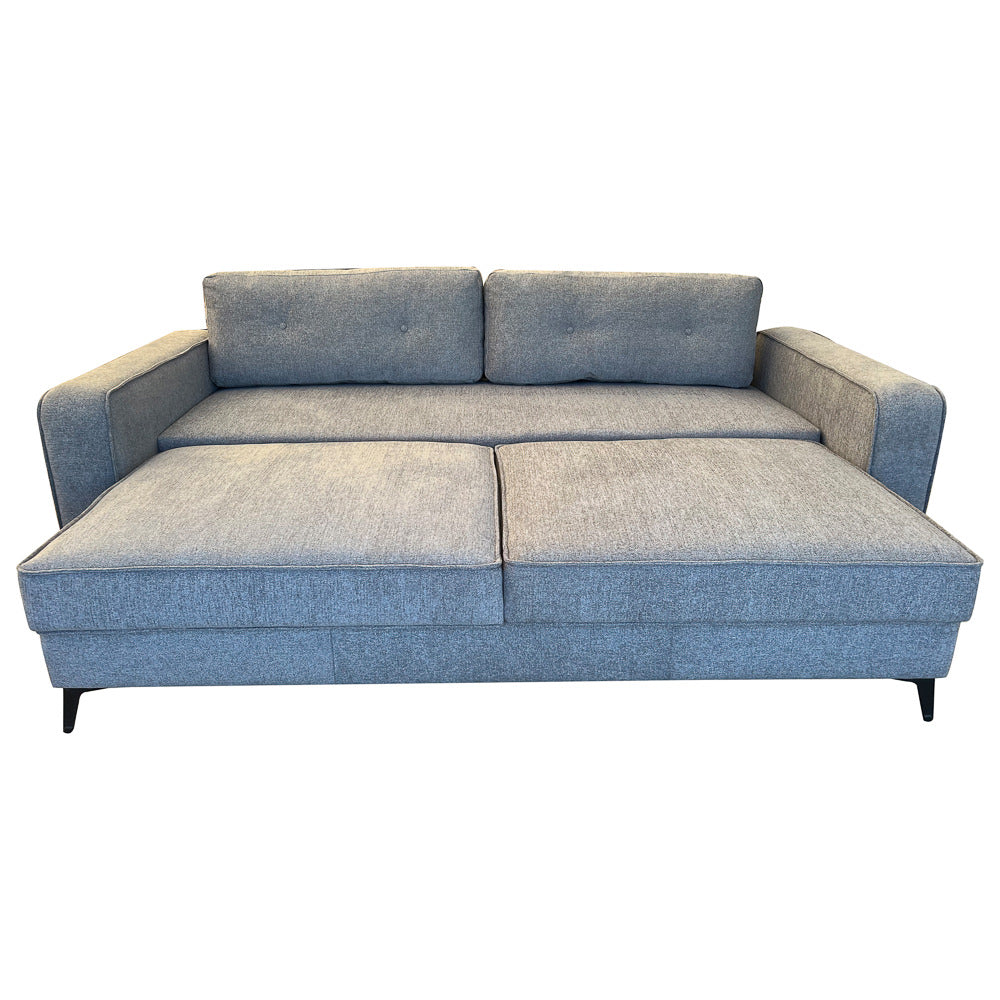 Canapea extensibilă MOLY, cu ladă de depozitare, 230x90x85 cm