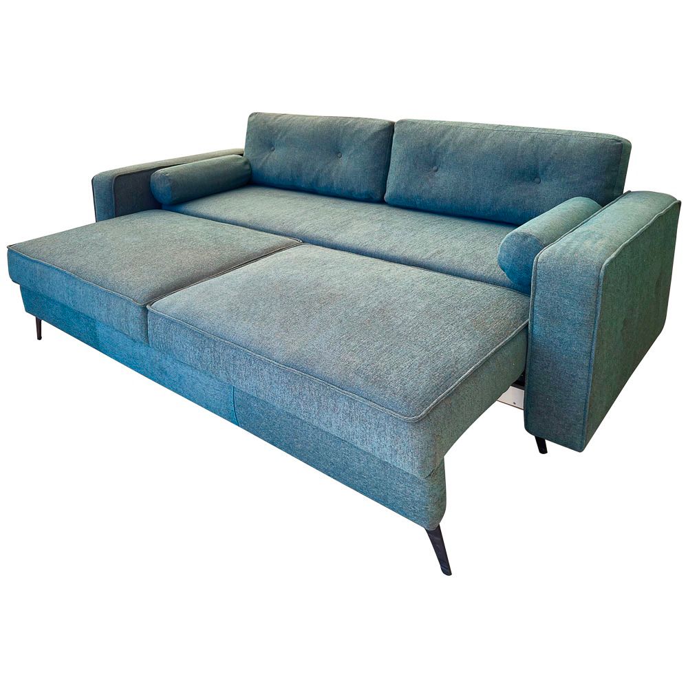 Canapea extensibilă MOLY, cu ladă de depozitare, 230x90x85 cm