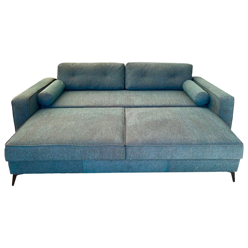 Canapea extensibilă MOLY, cu ladă de depozitare, 230x90x85 cm