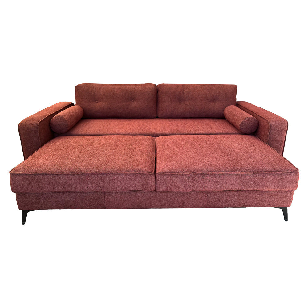 Canapea extensibilă MOLY, cu ladă de depozitare, 230x90x85 cm