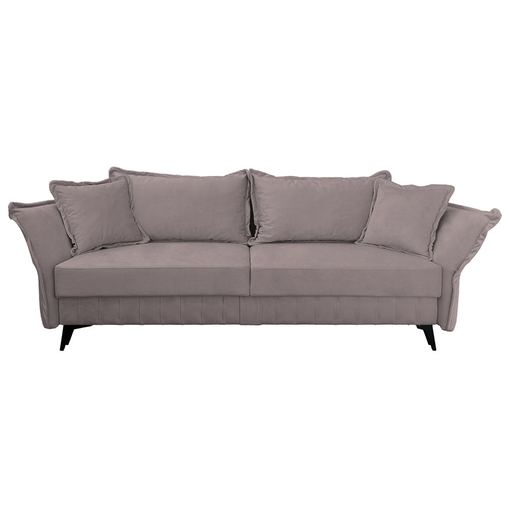 Canapea extensibilă MARGO din catefiea, cu ladă de depozitare, 240x90x82 cm