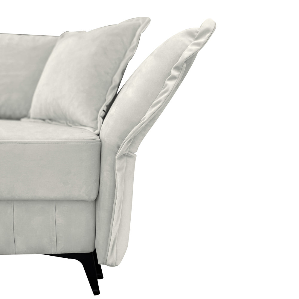 Canapea extensibilă MARGO din catefiea, cu ladă de depozitare, 240x90x82 cm