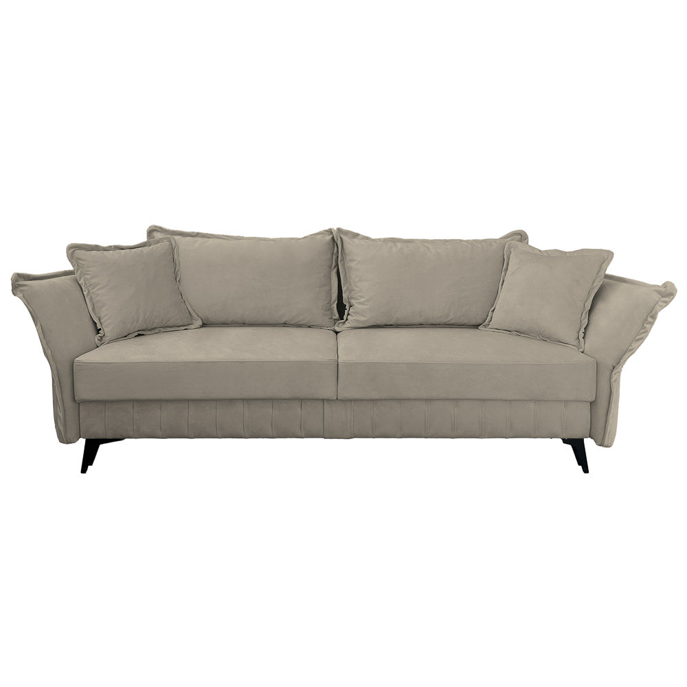 Canapea extensibilă MARGO din catefiea, cu ladă de depozitare, 240x90x82 cm