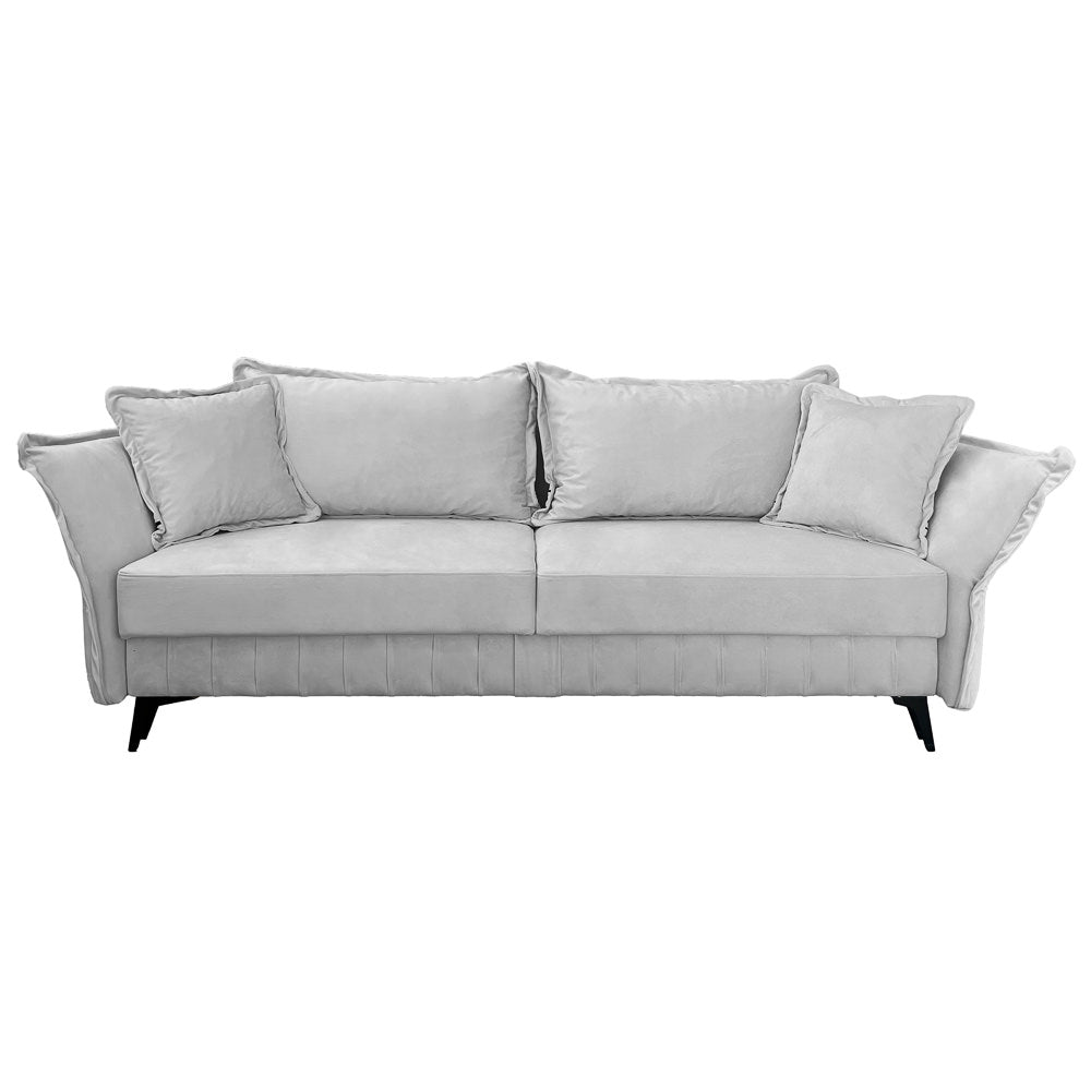 Canapea extensibilă MARGO din catefiea, cu ladă de depozitare, 240x90x82 cm