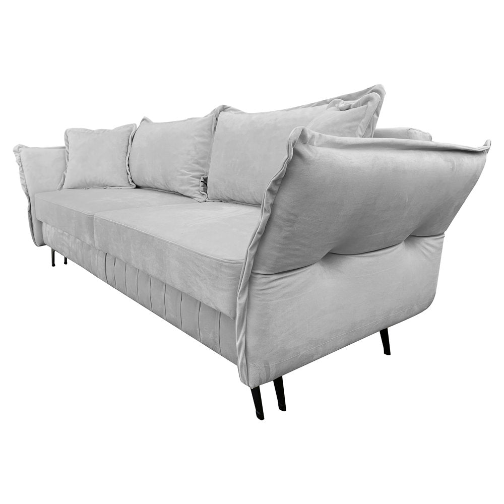 Canapea extensibilă MARGO din catefiea, cu ladă de depozitare, 240x90x82 cm