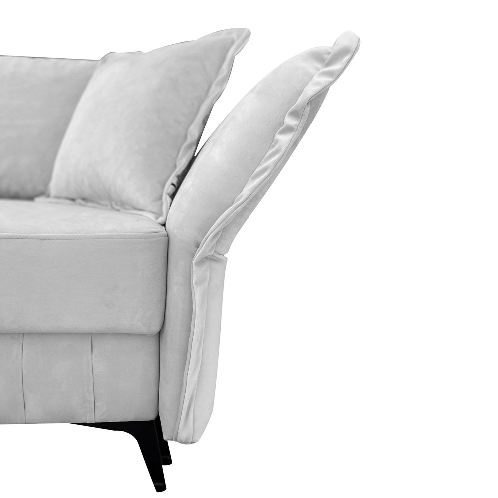 Canapea extensibilă MARGO din catefiea, cu ladă de depozitare, 240x90x82 cm