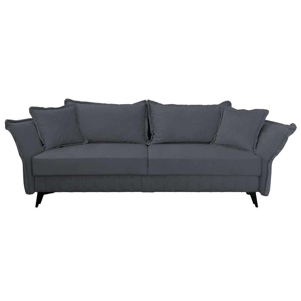 Canapea extensibilă MARGO din catefiea, cu ladă de depozitare, 240x90x82 cm